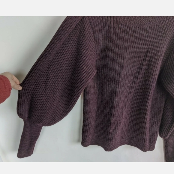 Lineamaglia Italy ANTHRO Wool Alpaca Sweater Top - Picture 4 of 8